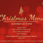 Christmas And New Year'S Eve Menu Templates Intended For Christmas Menu Templates Free