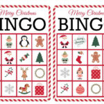 Christmas Bingo Inflate Template Set Pertaining To Christmas Bingo Templates