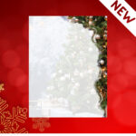 Christmas Corner Holiday Letterhead 50 Ct [2022016] : Designer Pertaining To Christmas Holiday Stationery Templates