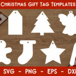 Christmas Gift Tag Bundle | 7 Blank Christmas Tag Shapes Inside Christmas Tag Templates