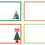 Christmas Label Borders   10 Free Pdf Printables | Printablee Within Free Label Templates Christmas