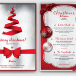 Christmas Menu Template V4 :: Behance Intended For Christmas Dinner Menu Templates