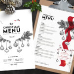 Christmas Menu Template Vol.3   Brandpacks For Christmas Menu Templates Free