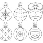 Christmas Ornament Templates   15 Free Pdf Printables | Printablee Throughout Christmas Ornament Templates