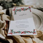 Christmas Place Cards Template, Holiday Party Seating Card, Food Within Christmas Place Setting Cards Templates