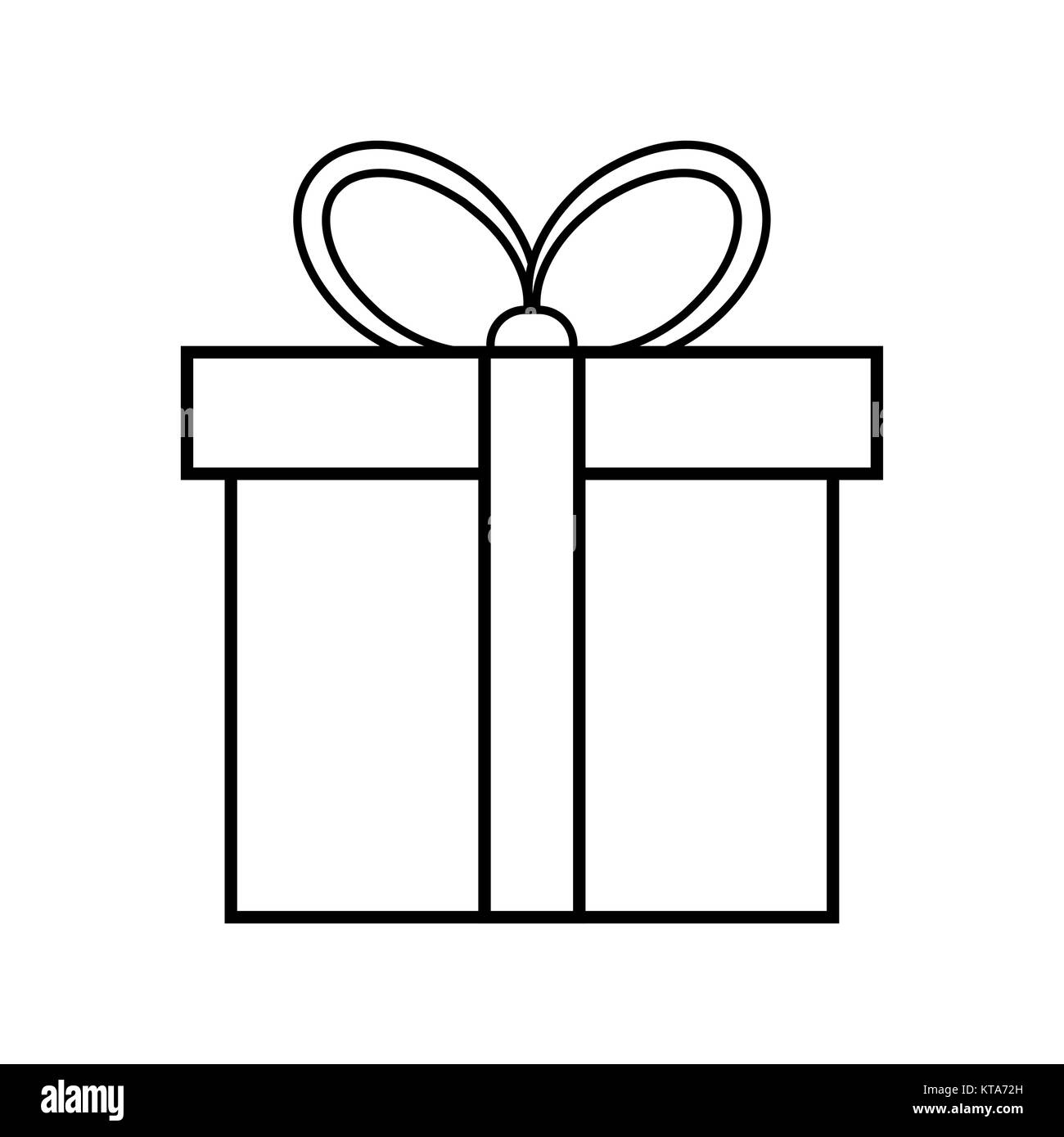 Christmas Present Simple Icon For Christmas Design Isolated On throughout Present Templates Christmas