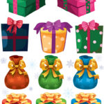 Christmas Presents Templates Vector – Free Download | Vectorpicfree Pertaining To Christmas Present Templates