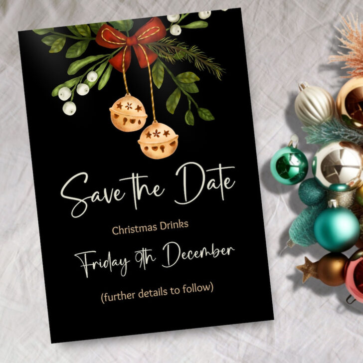 Save The Date Christmas Party Templates