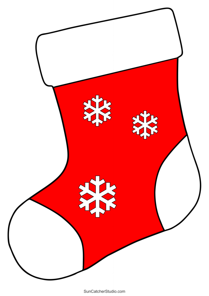 Christmas Stockings Printable Templates