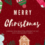 Classic Christmas Greetings Card Within Christmas Card Digital Templates