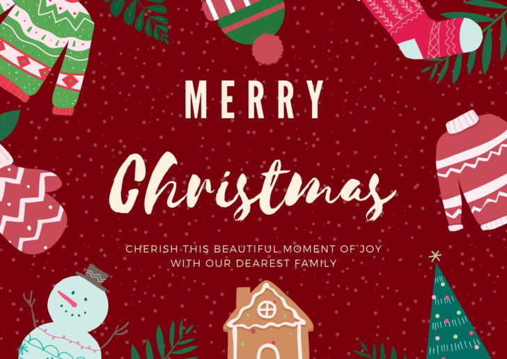 Christmas Card Digital Templates