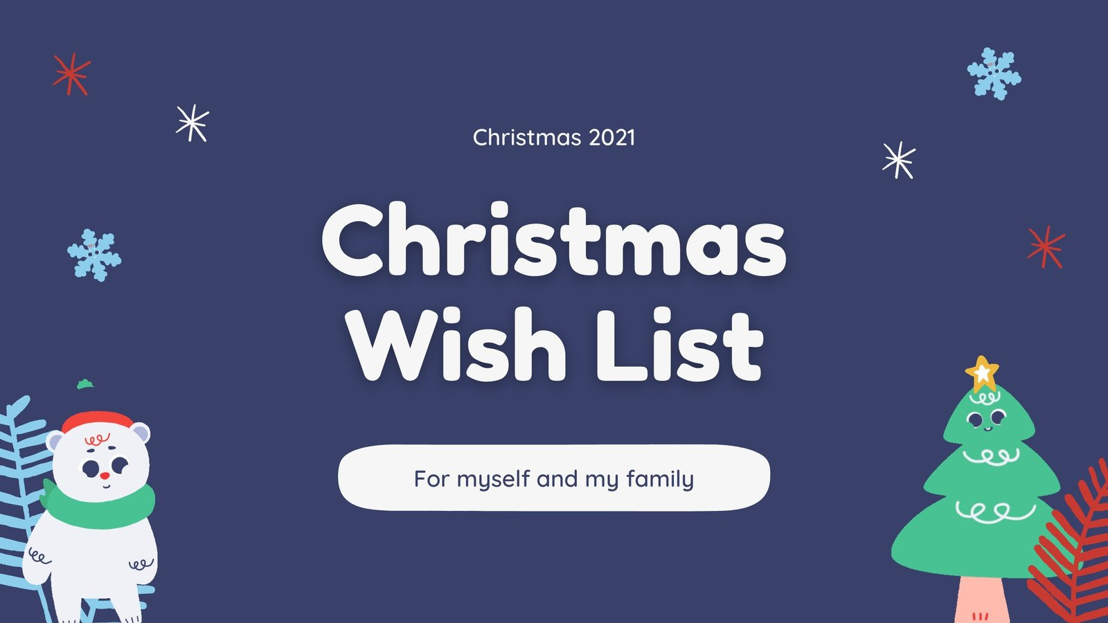 Customize 1,115+ Christmas Wish List Presentations Templates intended for Christmas Wishlist Presentation Templates