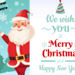 Design Digital Christmas Card And Greeting Cards Throughout Christmas Card Digital Templates