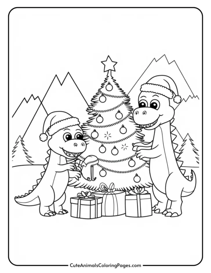 Christmas Coloring Templates