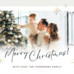 Edit And Print Free Photo Christmas Card Templates | Canva Throughout Christmas Card With Photo Templates Free