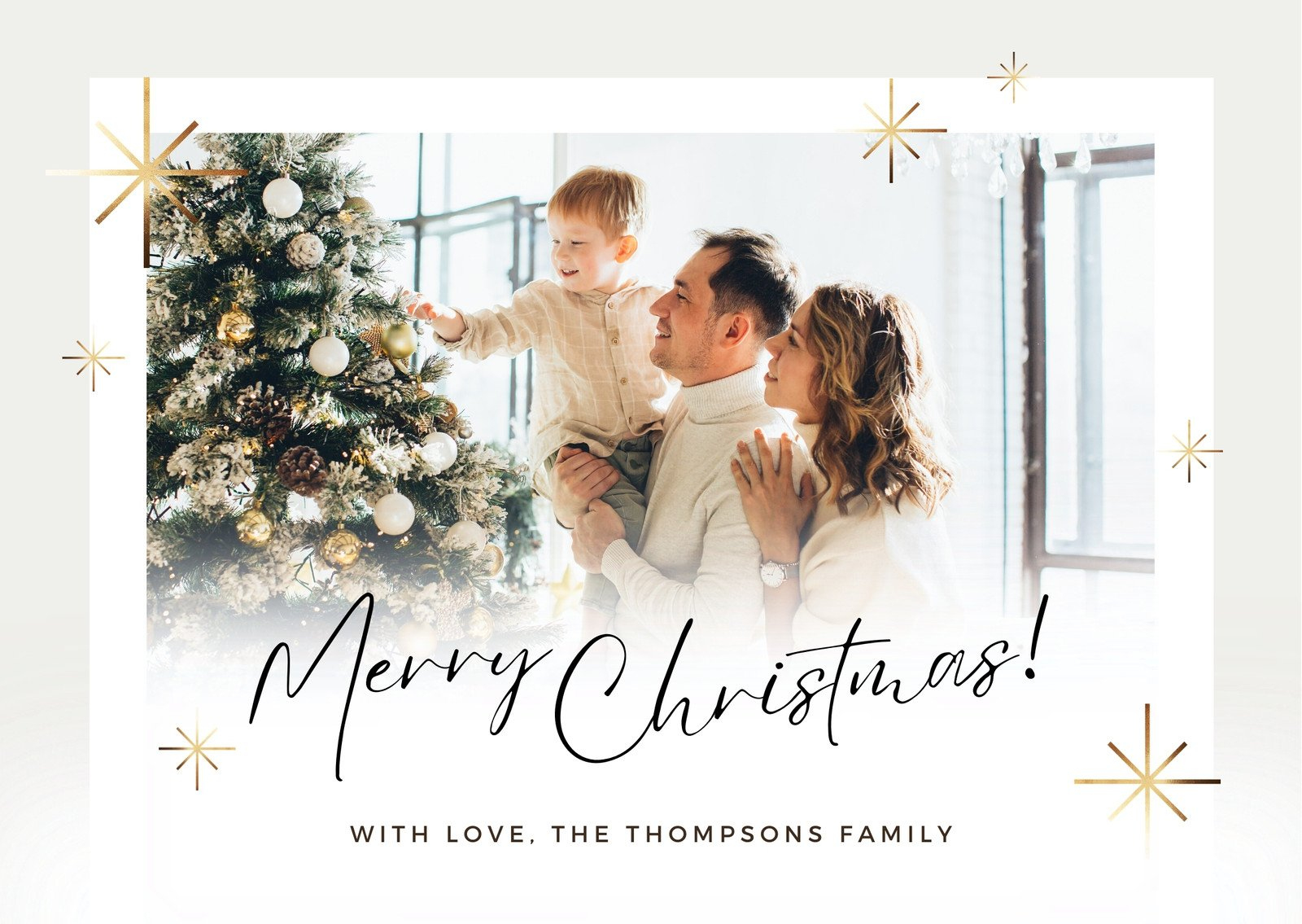 Edit And Print Free Photo Christmas Card Templates | Canva throughout Christmas Card With Photo Templates Free