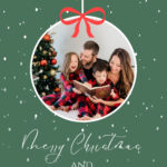 Edit And Print Free Photo Christmas Card Templates | Canva Throughout Christmas Picture Card Templates Free