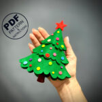 Felt Christmas Tree Pattern Pdf. Sewing Christmas Tree Ornaments With Christmas Tree Felt Templates