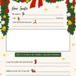 Free And Customizable Christmas Letter Templates | Canva For Templates For A Christmas Letter