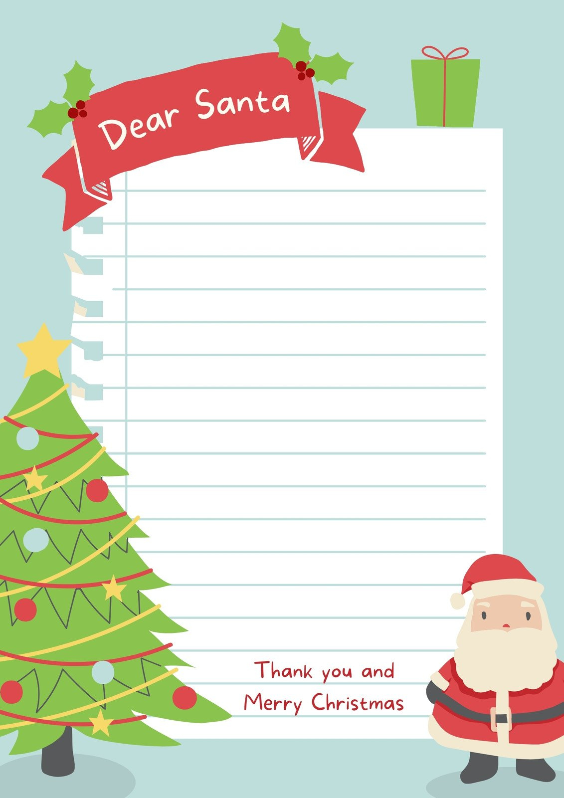 Free And Customizable Christmas Letter Templates | Canva for Templates For a Christmas Letter