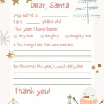 Free And Customizable Christmas Letter Templates | Canva Intended For Letter Christmas Templates