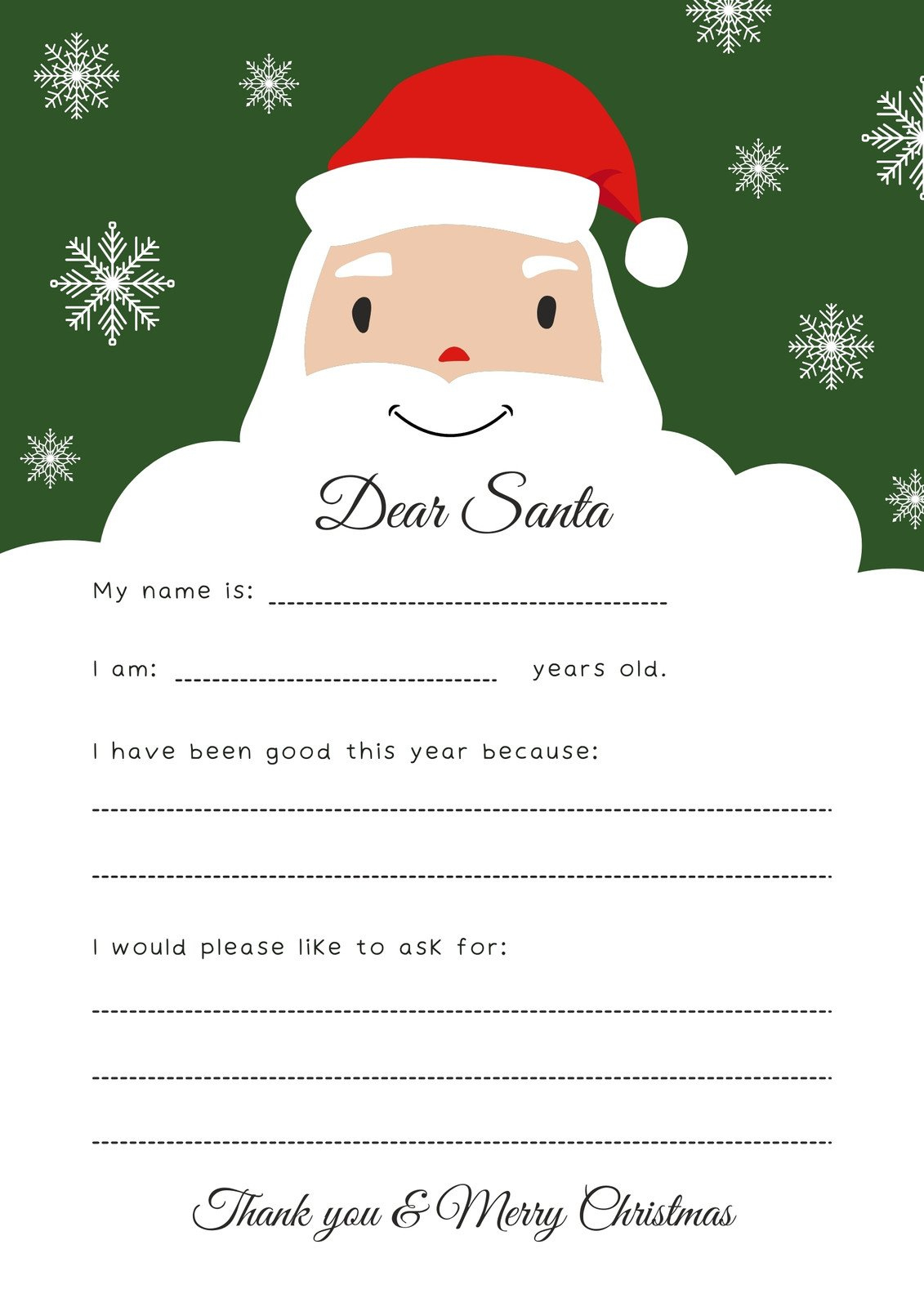 Free And Customizable Christmas Letter Templates | Canva throughout Christmas Templates For Letters