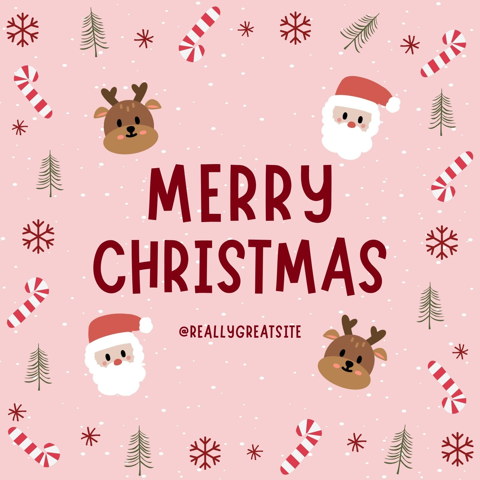 Free And Customizable Christmas Templates within Christmas Free Templates