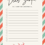 Free And Customizable Holiday Wishlist Templates For Wish List For Christmas Templates