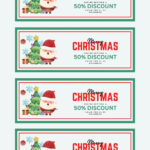 Free And Editable Christmas Coupon Templates | Canva Inside Free Printable Christmas Coupon Templates