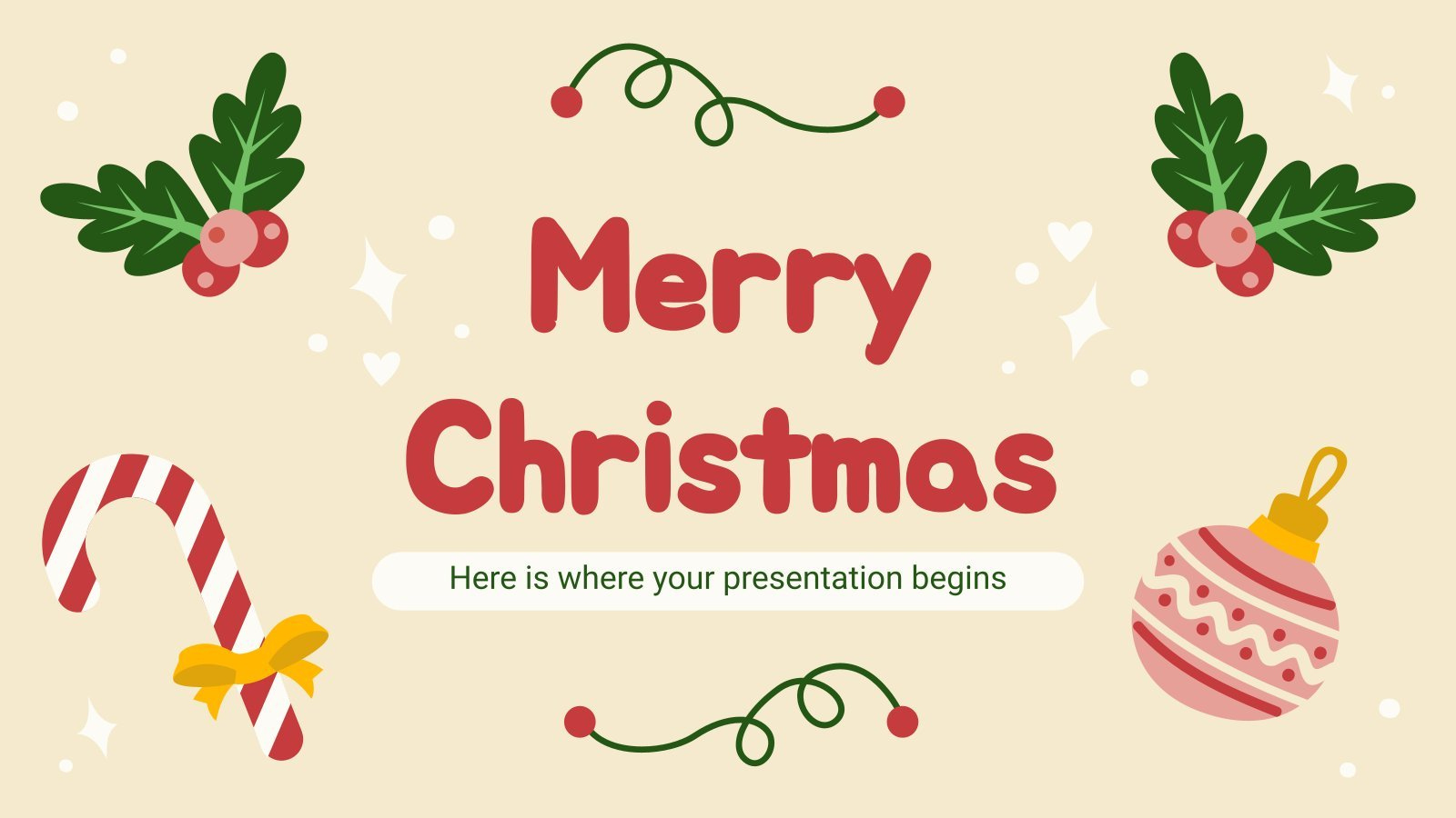 Free Christmas Google Slides Themes And Powerpoint Templates in Free Christmas Slideshow Templates