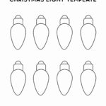 Free Christmas Light Bulb Template & Stencils For 2022   Crazy Laura Inside Templates Of Christmas Light Bulb