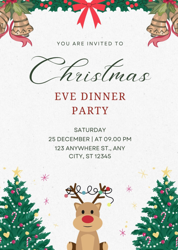 Christmas Day Invitation Templates