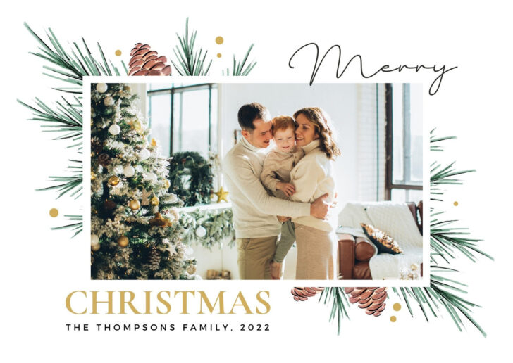 Picture Christmas Card Templates