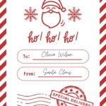 Free Custom Printable Christmas Tag Templates | Canva For Free Printable Christmas Tags Templates