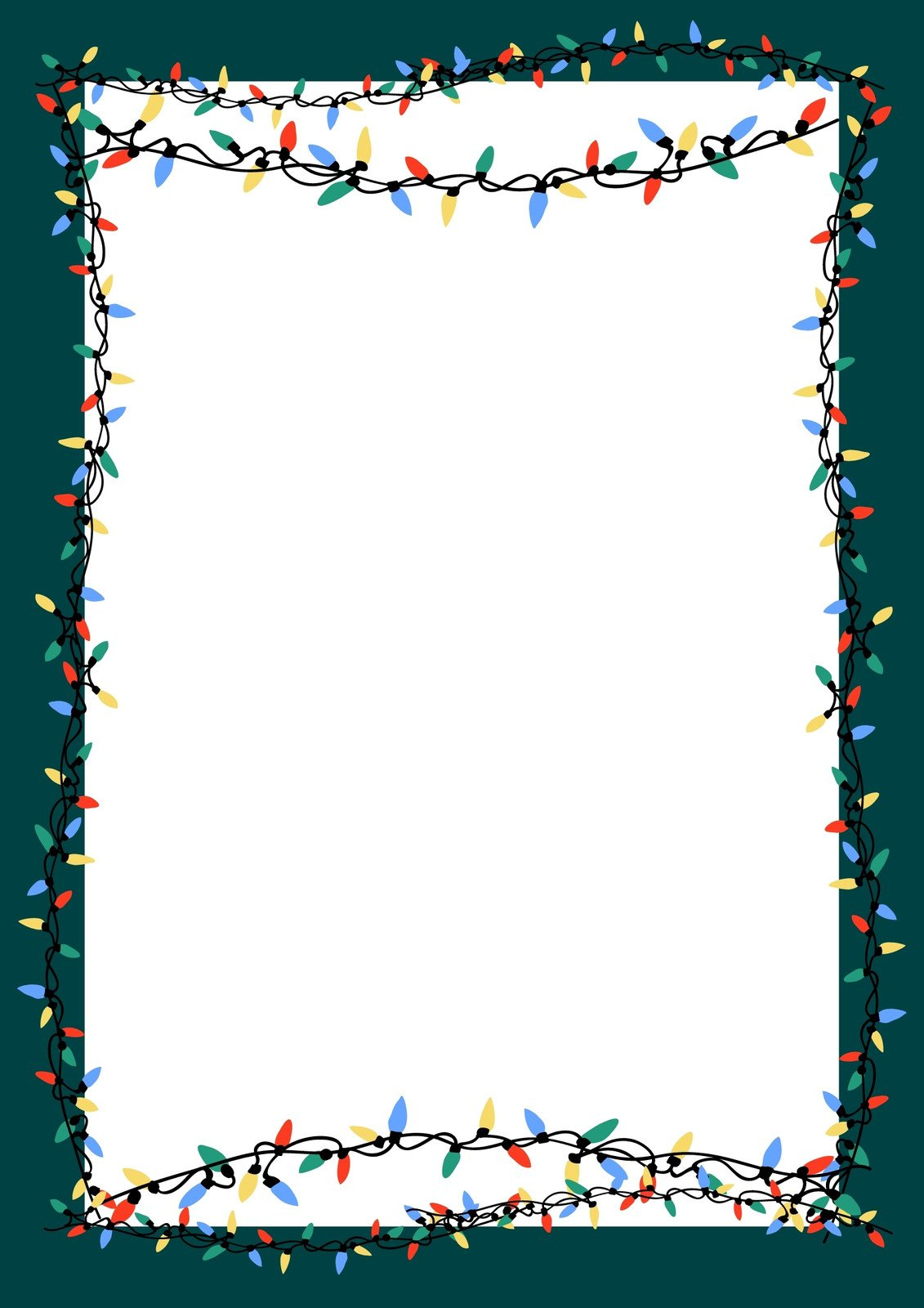 Free Customizable Christmas Page Border Templates | Canva in Christmas Border Templates Free