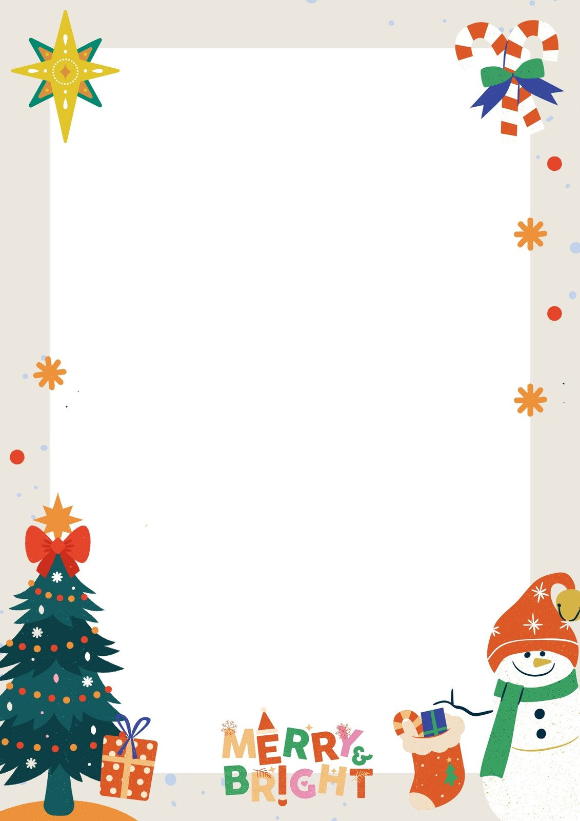 Free Customizable Christmas Page Border Templates | Canva with regard to Free Christmas Templates Borders