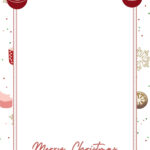 Free Customizable Christmas Page Border Templates | Canva Within Word Christmas Border Templates