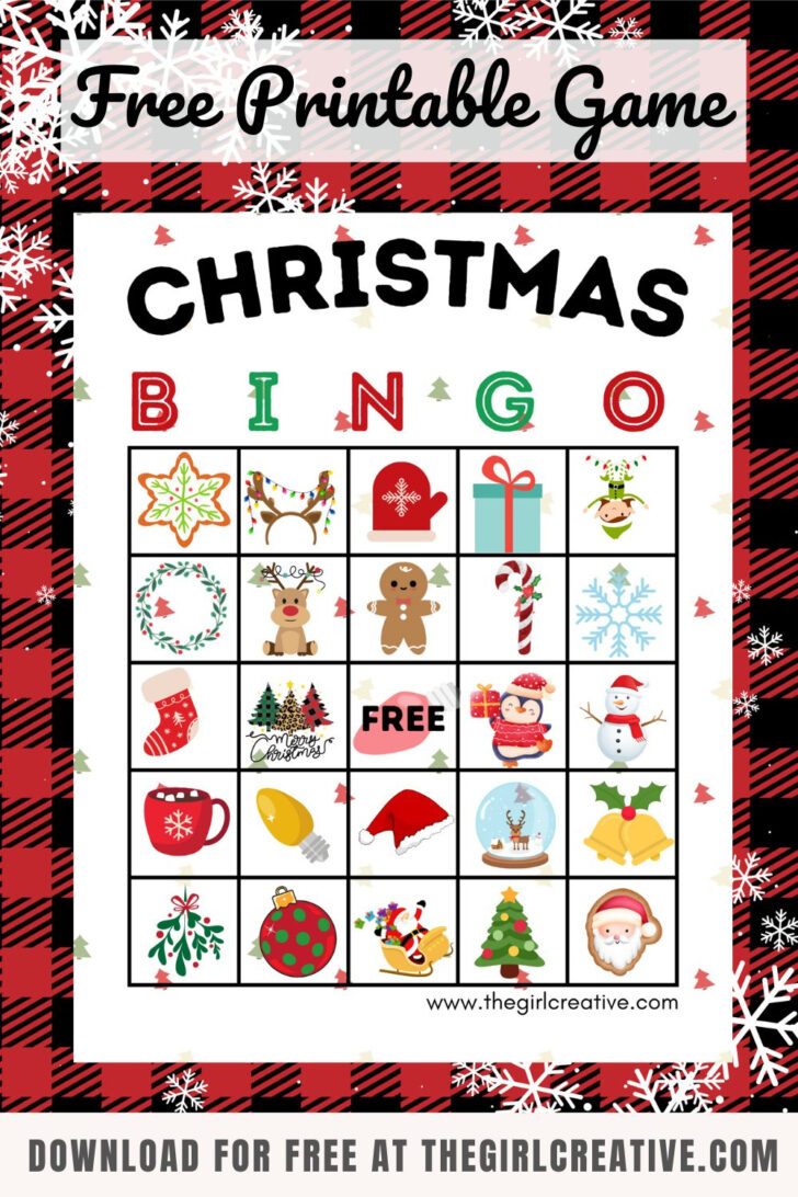 Christmas Bingo Templates