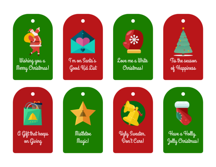 Free Christmas Tags Printable Templates