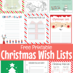 Free Printable Christmas Wish List Templates Intended For Christmas List Templates Free