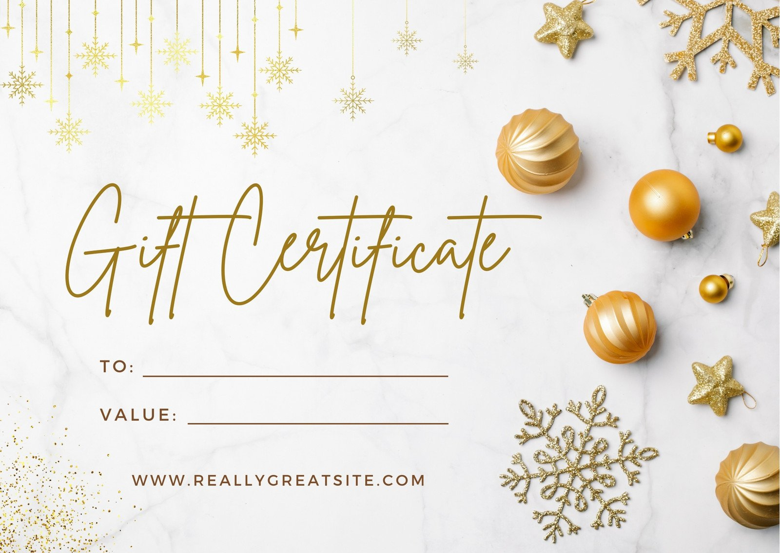 Free, Printable Custom Christmas Gift Certificate Templates | Canva within Christmas Gift Certificate Templates Free Printable