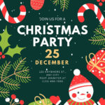 Free, Printable, Customizable Christmas Flyer Templates | Canva Inside Free Printable Christmas Flyer Templates