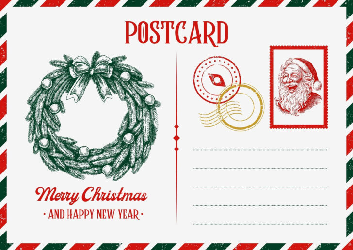 Christmas Postcards Templates