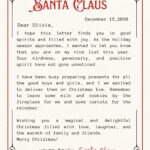 Free Printable Santa Letter Templates You Can Customize | Canva With Regard To Father Christmas Reply Letter Templates