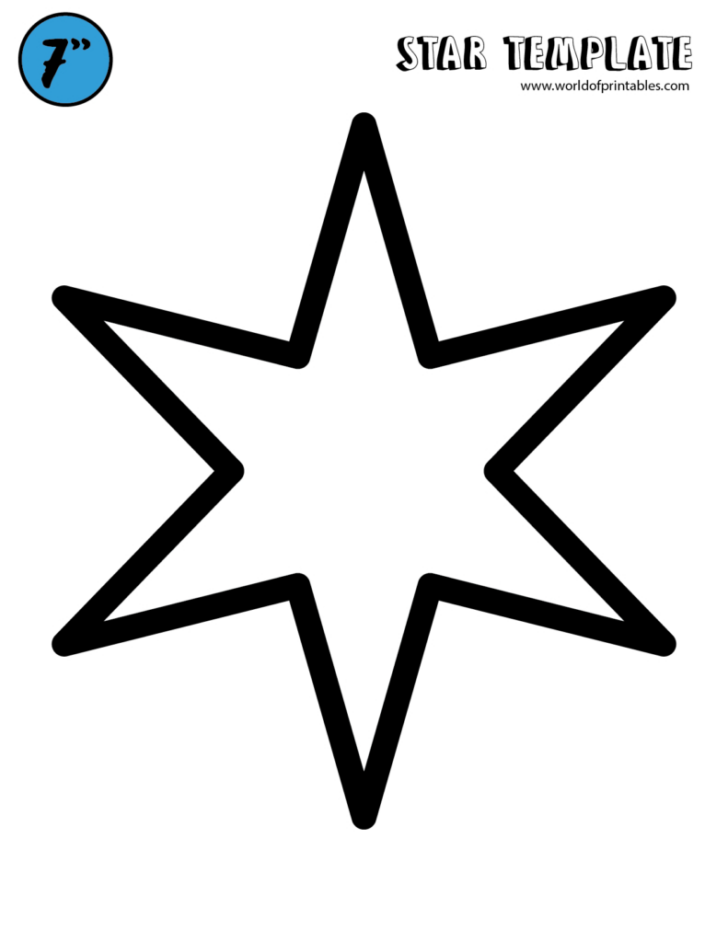 Templates of Christmas Star