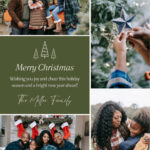 Free To Personalize Family Christmas Card Templates | Canva For Family Christmas Card Templates