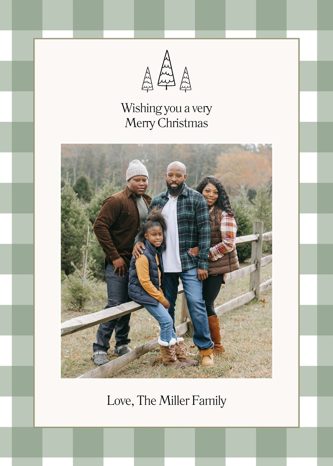 Free To Personalize Family Christmas Card Templates | Canva intended for Family Christmas Card Templates