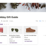 Gifts & Wish List Templates | Notion Marketplace Intended For Notion Christmas List Templates