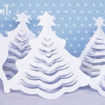 Hattifant   3D Christmas Tree | The Original | 3D Paper Christmas Tree With  Free Printables In Free Printable 3D Christmas Tree Templates