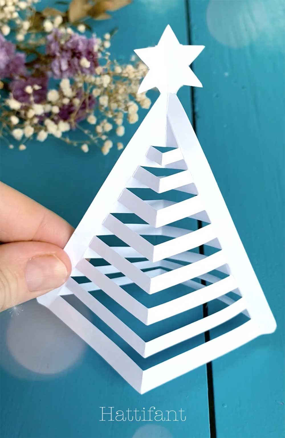 Hattifant&amp;#039;S 3D Paper Christmas Trees - Hattifant with Christmas Tree 3D Templates